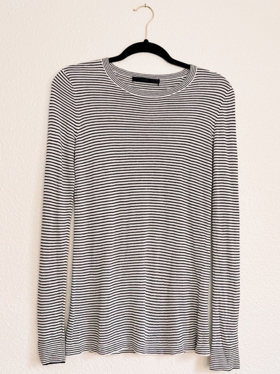 Jenni Kayne Tops - Jenni Kayne striped cashmere viscose blend long sleeve